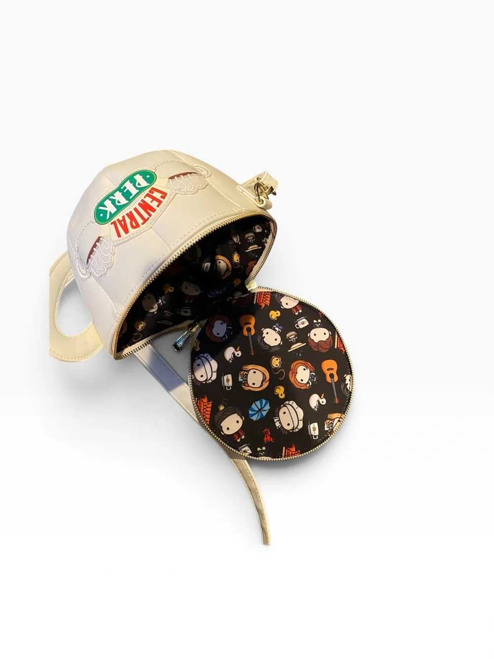 LOUNGEFLY CENTRAL PERK FRIENDS COFFE MUG CROSSBODY  PURSE